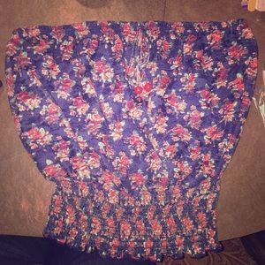 Self esteem floral tube top 🌹